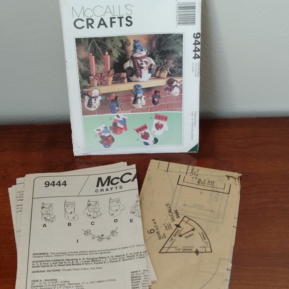 McCalls Craft Patterns Bundle (UnCut) - Picture 5 of 6